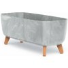Prosperplast Kvetináč GRACIA CASE BETON EFFECT 58cm sivý