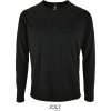 SOL's Collection Tričko Sporty LSL Men, sportovní, dlouhý rukáv, pánské COT25207100204-black XL Černá
