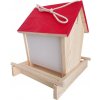 J.A.D. Tools Kŕmidlo vtáčí domček 21 x 16 x 20 cm drevené