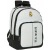 Školský batoh s viacerými priehradkami Real Madrid Safta biely, čierny 21 l