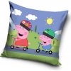 TipTrade Prasiatko Peppa a George na kolobežkách 40 x 40 cm