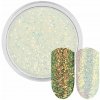 Biele glitre Rossart so zlatým a modrým leskom 0,4mm 3ml