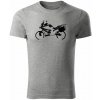 T-ričko BMW S1000XR pánske tričko Farba trička: Tmavosivá, Veľkosť: XXL