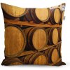 Sablio Vankúš Drevené sudy - 60x60 cm
