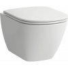 JIKA Laufen LUA Advanced Závesné WC s doskou softclose, Rimless, biela
