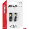 AMIO LED žiarovky CANBUS T10 W5W 9SMD 3030 White 12V 24V