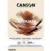 Canson Pad Graduate Mixed Media Skicár 30 A3 220 g Natural