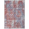 Diamond Carpets India , Ručne viazaný kusový koberec Diamond DC-JKM Silver / blue-red, 140x200, červená, chodba / predsieň