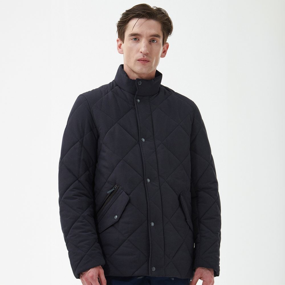 Barbour Winter Chelsea Quilted Jacket Classic Navy