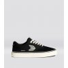 NAIOCA PRO Black Suede and Canvas Ivory Logo Sneaker