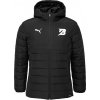 Pánska bunda Puma, TEAMADDITIONS HOODED PADDED JACKET Čierna,Biela L