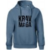 Nápis Krav Maga - Oversized mikina dámská Moon - kratšia + širšia - M ( Denim )