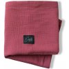 ESITO Mušelínová deka dvojitá Ruby red