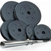 ScSPORTS činkový set, plast, 20 kg