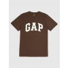 Gap T-shirt with Everyday Soft Logo Men's biele hnedé