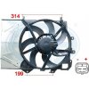 Ventilátor chladenia motora ERA 12V, 385mm 352043 EAN: 8053379542246
