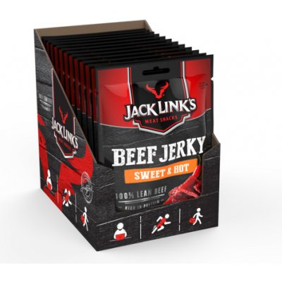 Jack Link´s Beef Jerky Sweet & Hot (12x25g)