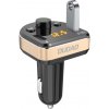 Dudao R2Pro, FM transmitter + Autonabíjačka, 2xUSB, 15W, čierny
