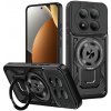 Techsuit - RuggedCam odolné puzdro s krytom fotoaparátu pre Xiaomi Redmi Note 15 Pro 5G - čierne