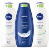 NIVEA Creme set sprchový gél dámsky rodinný balíček 3x750ml