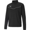 Pánska mikina so zipsom Puma, TEAMRISE 1 4 ZIP TOP čierna,biela L