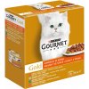 Gourmet Gold kačica s olivami teľacim so zeleninou pstruh so zeleninou králik s mrkvou v šťave 8 x 85 g