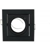 BERGE Podhľadové bodové svietidlo BRG70452 výklopné - hliník - štvorec - čierna matná