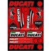 Nálepky moto Ducati 1 (Sada nálepiek)