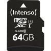 Intenso 64GB microSDXC Performance pamäťová karta micro SD 64 GB Class 10 UHS-I vodotesné; 3424490