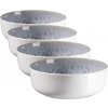 Mäser Súprava hlbokých tanierov Lunaria Grey 18 cm, 4 ks