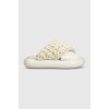 Šľapky JW Anderson Crochet Twister dámske, béžová farba, na platforme, ANW42027A