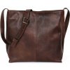 Scorteus Dámska kožená kabelka SC - YVO. tobacco