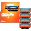 Náhradné hlavice do holiacich strojčekov Gillette Proglide Fusion5, 4 ks
