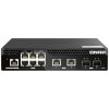 QNAP riadený switch QSW-M2106R-2S2T (6x 2,5GbE RJ45, 2x 10GbE RJ45, 2x 10GbE SFP+, malá šírka) QSW-M2106R-2S2T