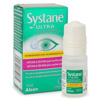 Alcon Systane Ultra očné kvapky bez konzervantov 10 ml