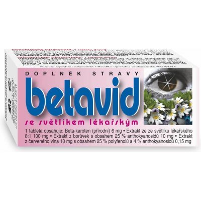 Naturvita Betavid so svetlíkom lekárskym 60 tabliet