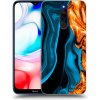 Picasee silikónový prehľadný obal pre Xiaomi Redmi 8 - Gold blue