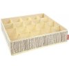 Tescoma Organizér na ponožky a spodnú bielizeň FANCY HOME 40x35x10 cm, smotanová