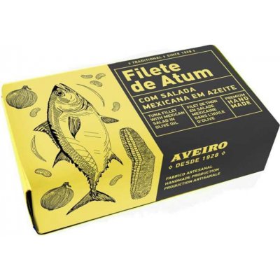 Aveiro tuniakové filety v olivovom oleji mexicky šalát 25 x 120g