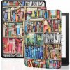 Armori Trimer T177, púzdro pre Amazon Kindle Paperwhite 5 (2021) - magnetické zatváranie, AutoSleep, motív Elder Library (Obal na čítačku Amazon Kindle Paperwhite 5 (2021) - ARMORI TRIMER T177, motív