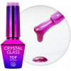 Molly Nails farebný top coat Crystal Glass fialový