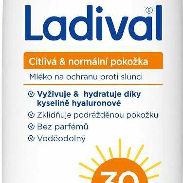Ladival citlivá&normální pokožka mléko OF30 200 ml
