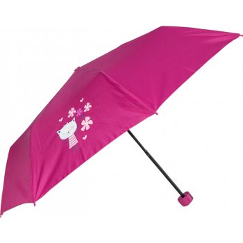Derby Kid's Mini Light Kitty deštník dětský růžový