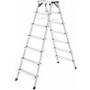 Hliníkové štafle Hailo D60 StandardLine 2x7, 8657-007 + Predĺžená záruka v cene