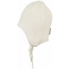 STERNTALER Čiapka podšitá pletená na zaväzovanie ecru uni veľ. 41 cm - 4-5 m