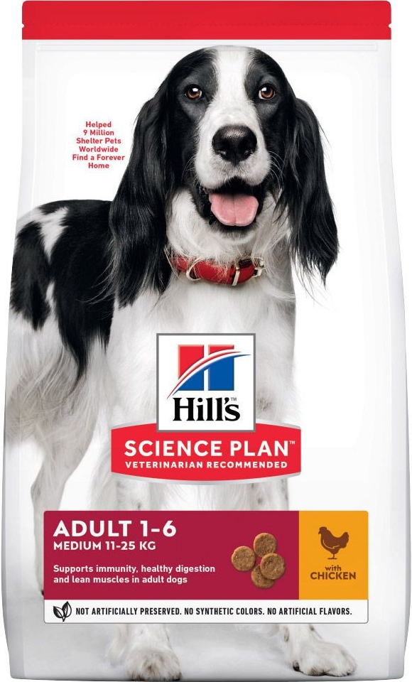 Hill’s Science Plan Adult 1-6 Medium Kura 2 x 14 kg