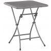 Sunfun Cafe Latte Balkónový stôl sklopný, 60 × 60 × 72 cm, oceľ, výplň ťahokov, 879029/FTS90043