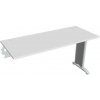 Hobis Pracovný stôl Flex, 140x75,5x60 cm, biely/kov