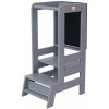 Moderná učiaca veža MeowBaby® s tabuľou Dark Grey
