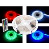 PS Set: LED reťazec RGB + W IP65 300 LED SMD5050 5m + driver + zdroj, diaľkové ovládanie 44 tlačidiel